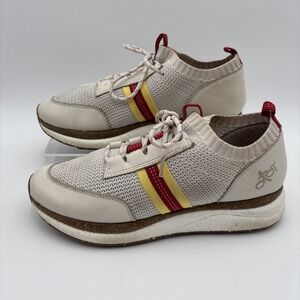 OTBT 9.5 M Speed In Dove Sneakers Leather Textile Upper Lace Up Breathable 10143